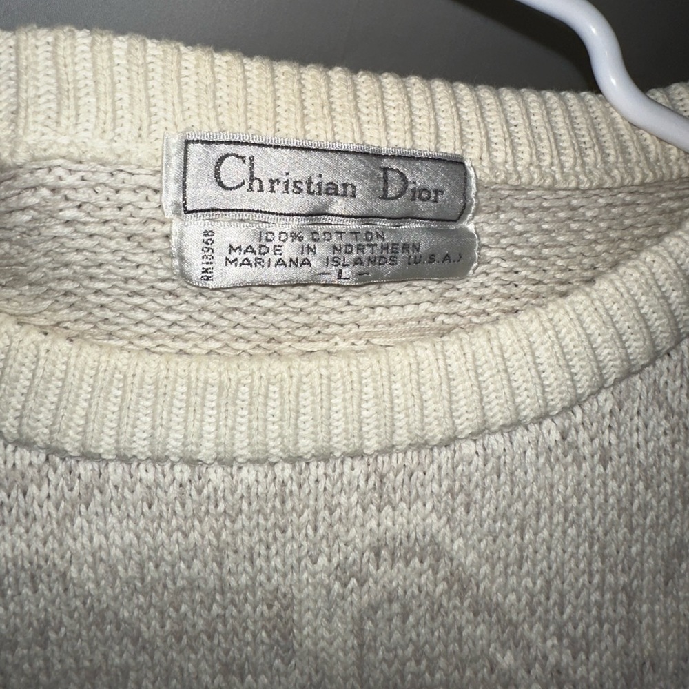 Christian Dior cotton sweater